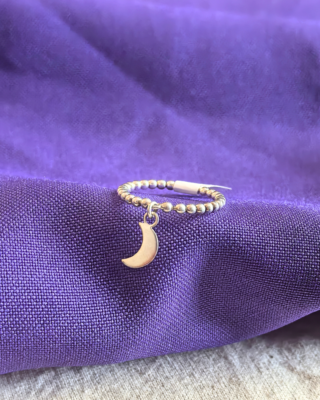 Anillo antiestres media luna