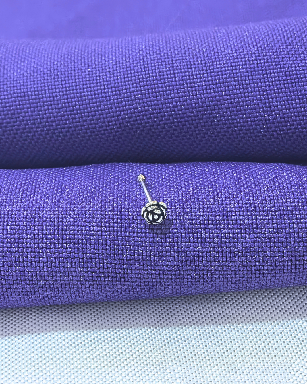 Aros piercing rosa nariz