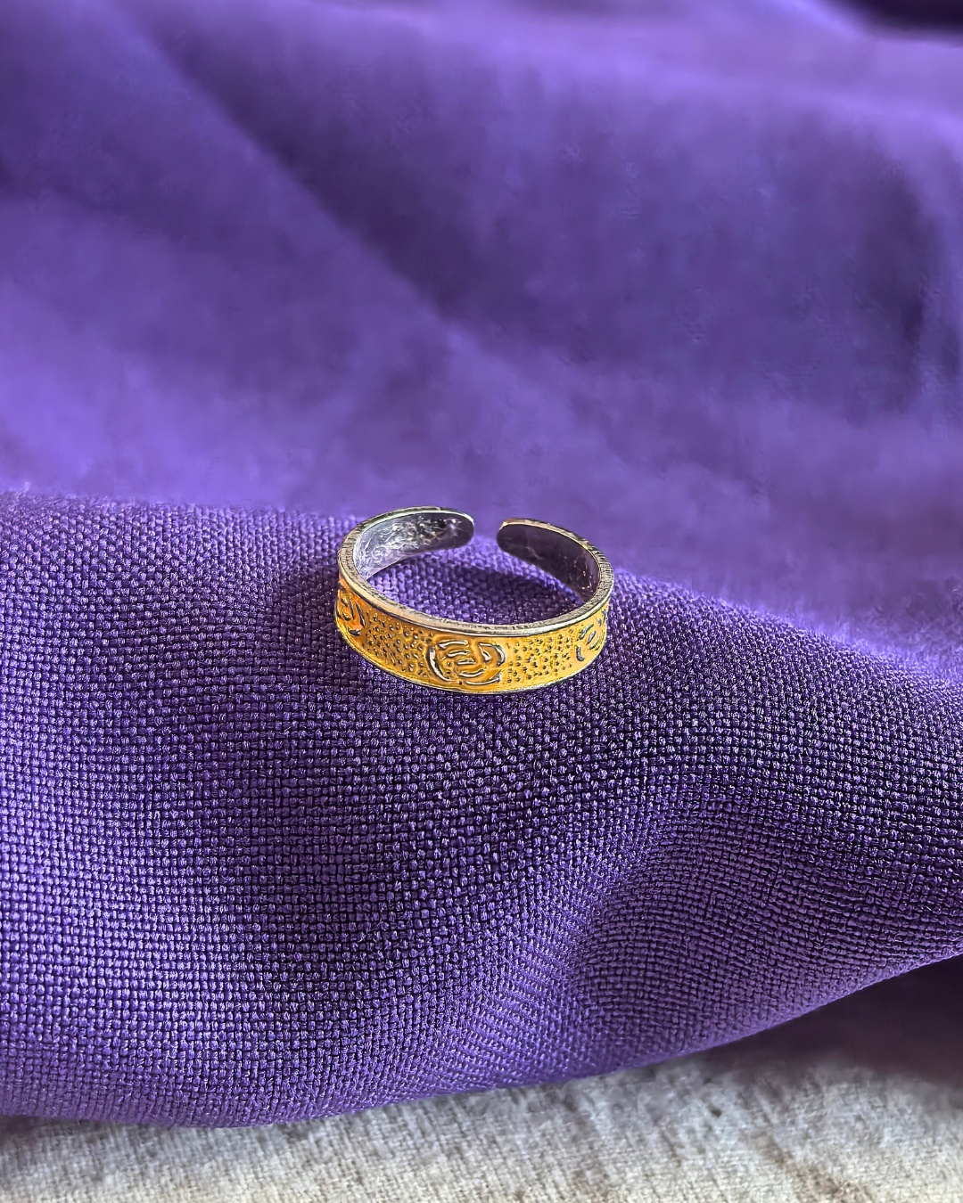 Anillo midi esmaltado