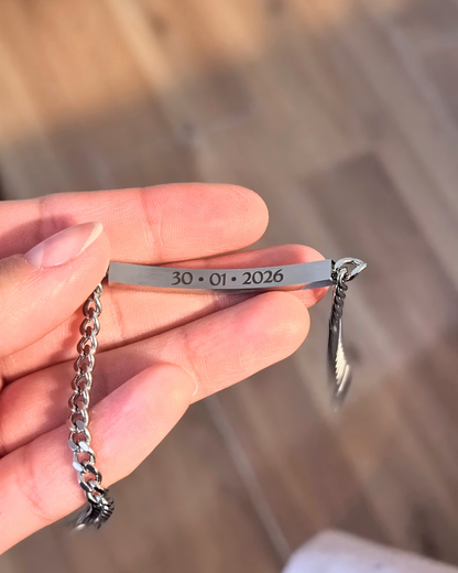 Pulsera piocha tejido grumet