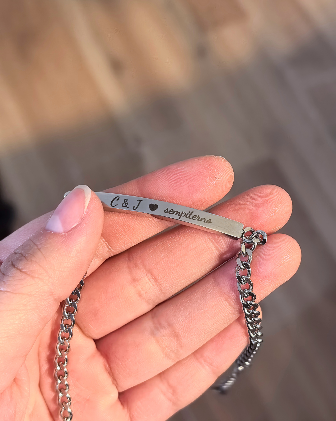 Pulsera piocha tejido grumet