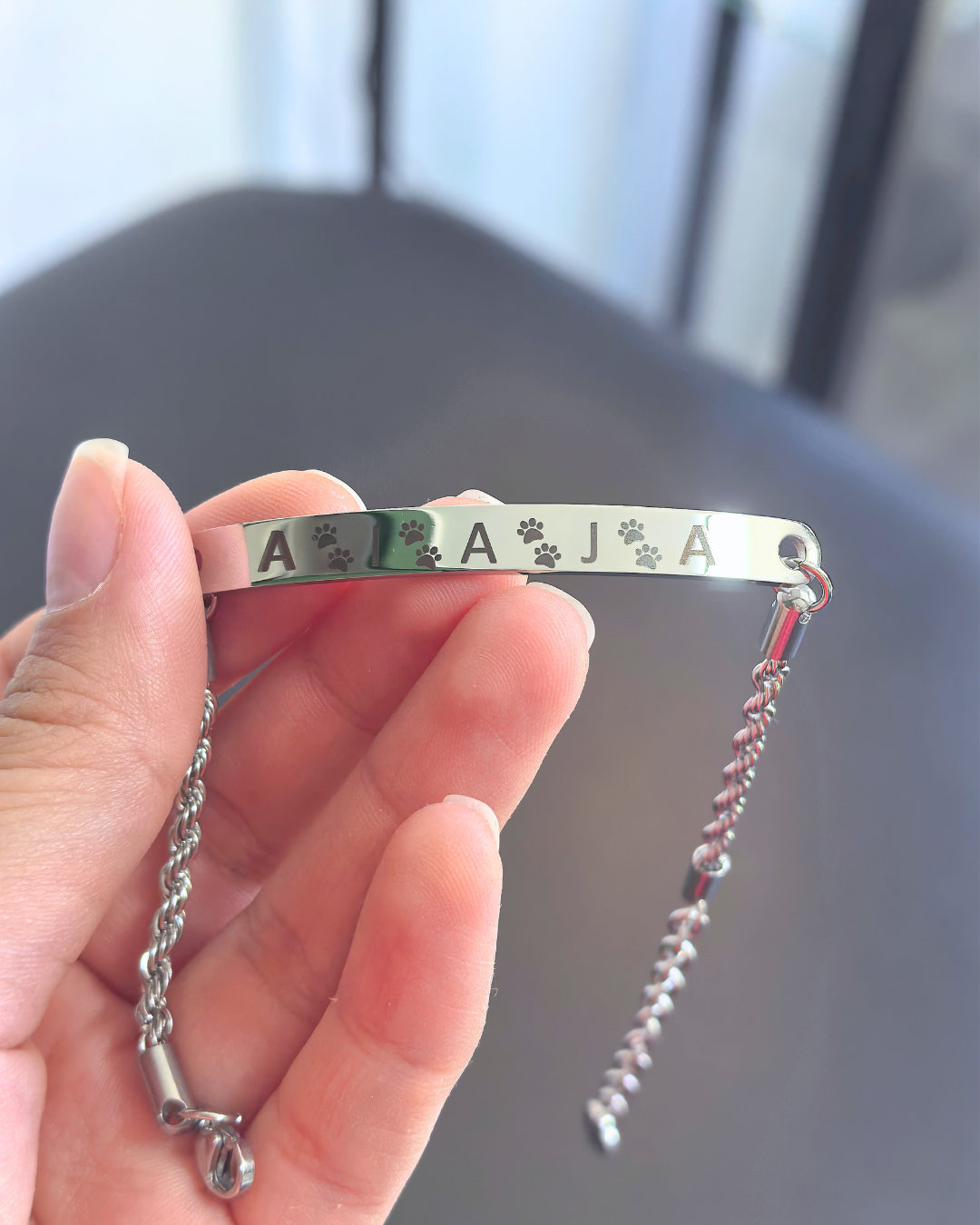 Pulsera piocha tejido turbillon