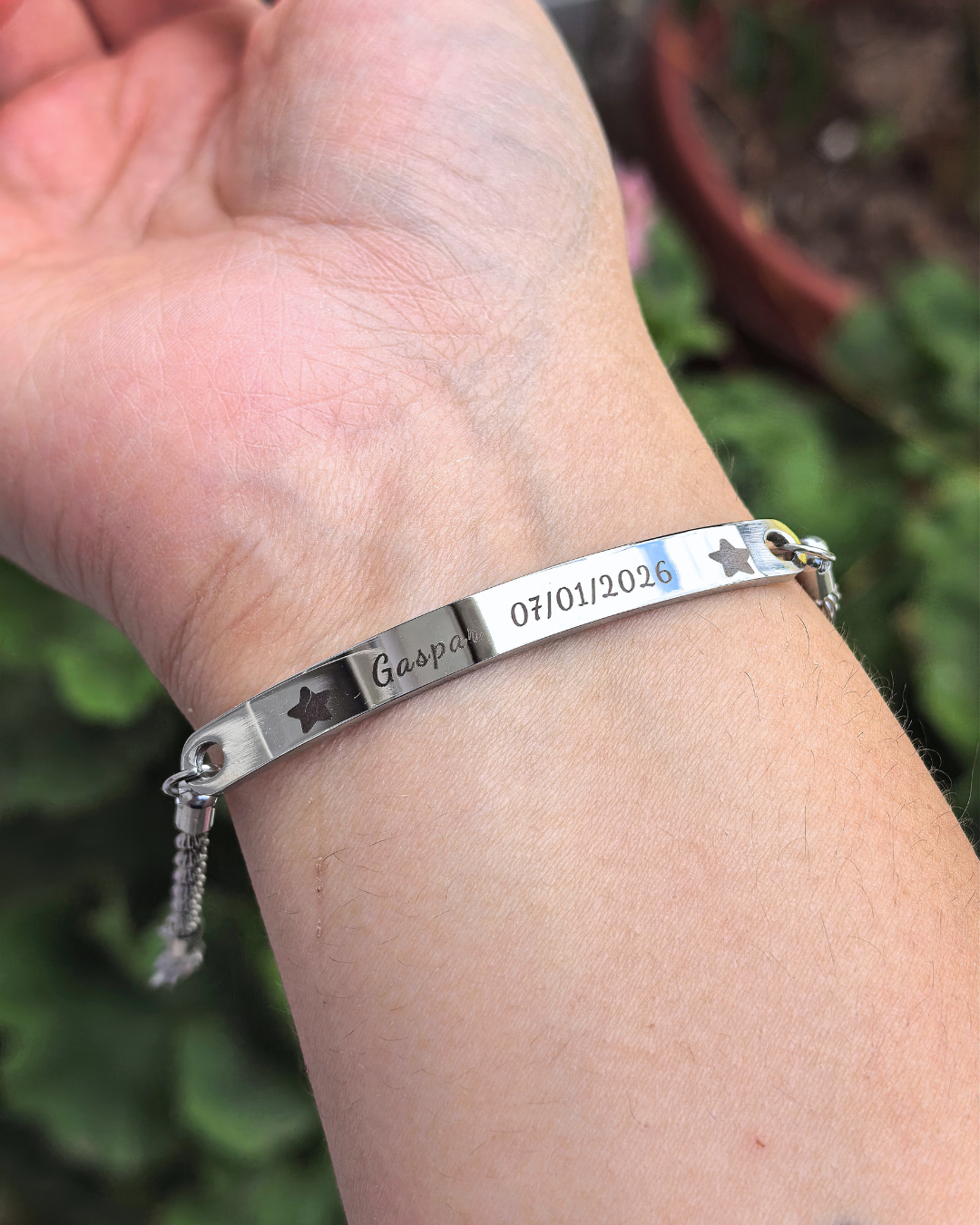 Pulsera piocha tejido turbillon