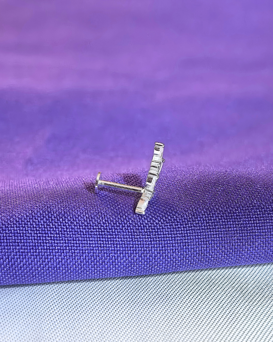 Aro piercing flor circones