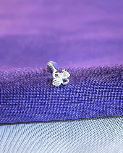Aro piercing trébol circones
